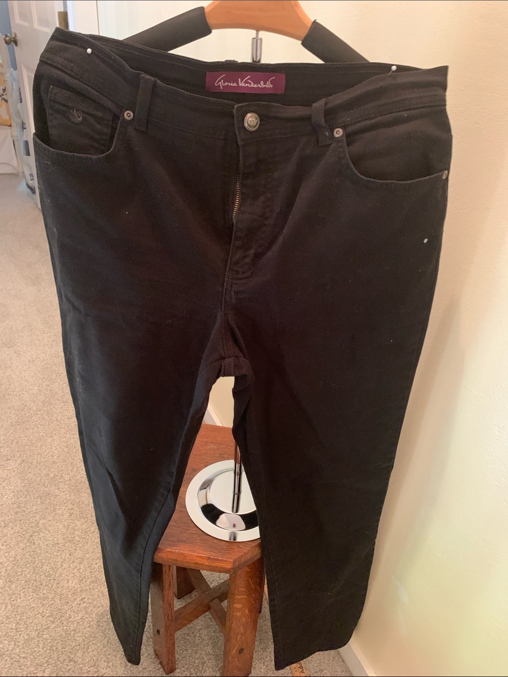 Gloria Vanderbilt Black Slim Stretch Jeans
